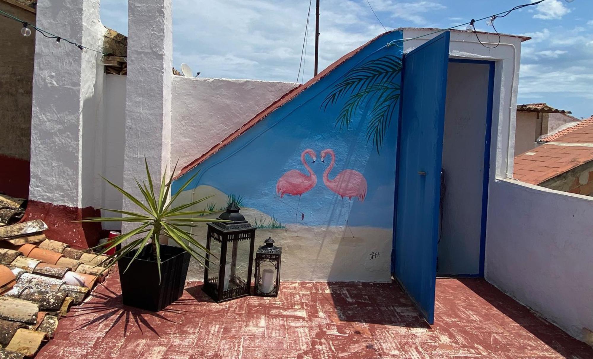 Casa De Los Dos Flamencos Miramar Exterior photo